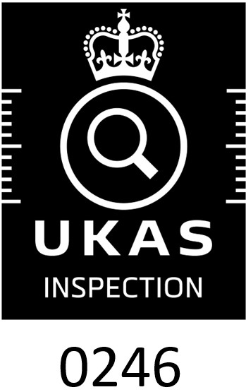 UKAS Inspection 2022 logo